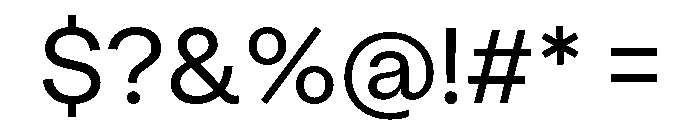 OceanicGrotesk Regular Font OTHER CHARS