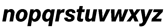 OceanicGroteskCompact BoldItalic Font LOWERCASE