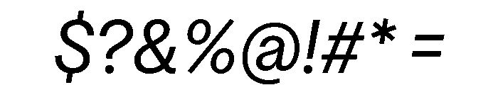 OceanicGroteskCompact Italic Font OTHER CHARS