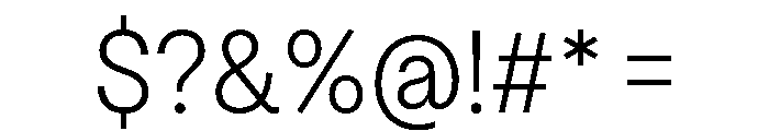 OceanicGroteskCompact Light Font OTHER CHARS