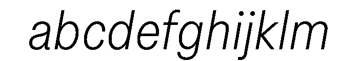 OceanicGroteskCompact LightItalic FONT