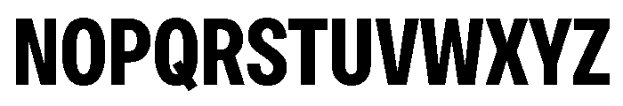 OceanicGroteskCondensed Bold Font UPPERCASE