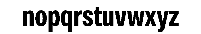 OceanicGroteskCondensed Bold Font LOWERCASE