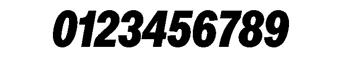 OceanicGroteskCondensed ExtraboldItalic Font OTHER CHARS