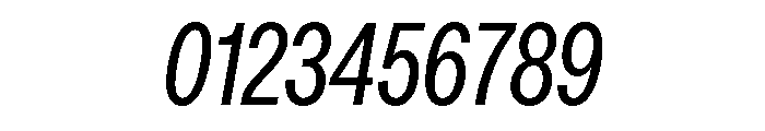 OceanicGroteskCondensed Italic Font OTHER CHARS