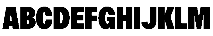 OceanicGroteskCondensed Poster Font UPPERCASE