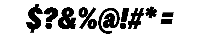 OceanicGroteskCondensed PosterItalic Font OTHER CHARS