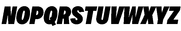 OceanicGroteskCondensed PosterItalic Font UPPERCASE