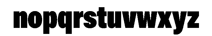 OceanicGroteskCondensed Poster Font LOWERCASE
