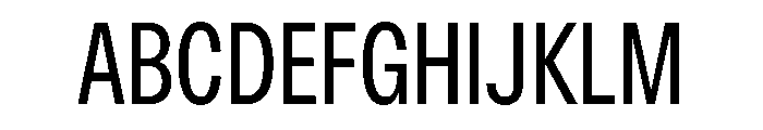 OceanicGroteskCondensed Regular Font UPPERCASE