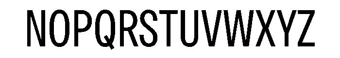 OceanicGroteskCondensed Regular Font UPPERCASE