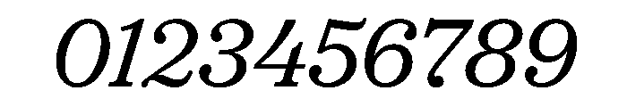OceanicText BookItalic Font OTHER CHARS