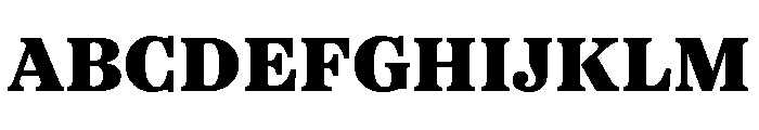 OceanicText Extrabold Font UPPERCASE