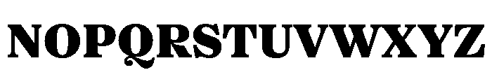 OceanicText Extrabold Font UPPERCASE