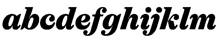 OceanicText ExtraboldItalic FONT