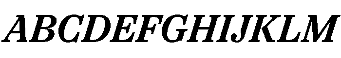 OceanicText MediumItalic Font UPPERCASE
