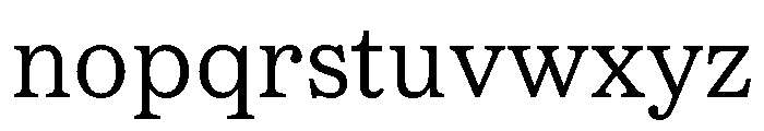 OceanicText Regular Font LOWERCASE