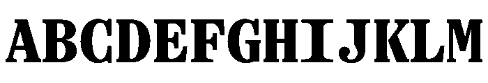 OceanicTextMono Bold Font UPPERCASE