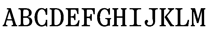 OceanicTextMono Book Font UPPERCASE