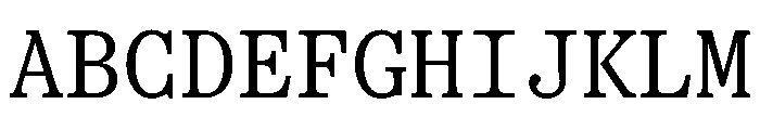 OceanicTextMono Regular Font UPPERCASE