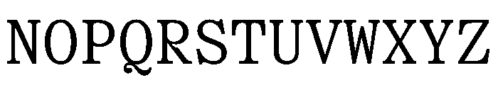 OceanicTextMono Regular Font UPPERCASE
