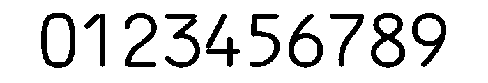 Ocr 75 Premetrics 568f1d6f Font OTHER CHARS