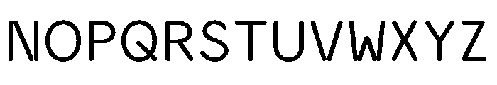Ocr 75 Premetrics 568f1d6f Font UPPERCASE