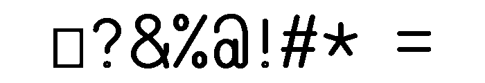 Ocr 75 Premetrics Font OTHER CHARS
