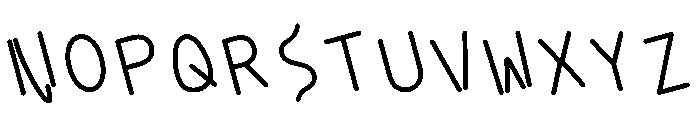 Ocr Pbi Newsletter Rotated Font UPPERCASE