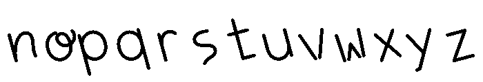 Ocr Pbi Newsletter Rotated Font LOWERCASE