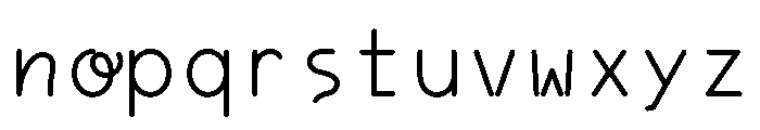 Ocr Pbi Newsletter Font LOWERCASE