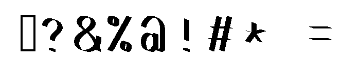 Ocr Pbi Poubelle 74de0c19 Font OTHER CHARS