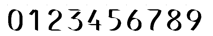 Ocr Pbi Poubelle Font OTHER CHARS
