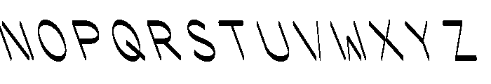 Ocr Pbi Print Italic Font UPPERCASE