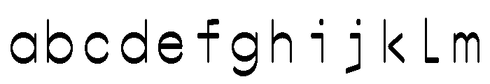Ocr Pbi Print FONT