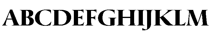 OculiDisplay Black Font UPPERCASE