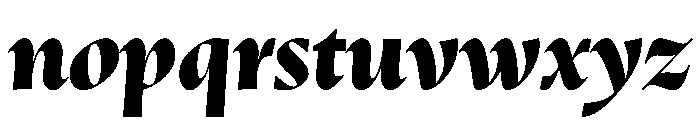 OculiDisplay BlackItalic 2f560061 Font LOWERCASE