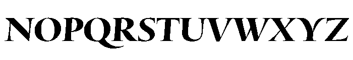 OculiDisplay BlackItalic Font UPPERCASE