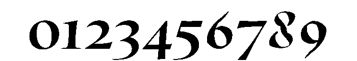 OculiDisplay BoldItalic 4761aa12 Font OTHER CHARS