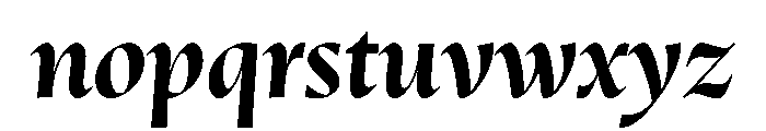OculiDisplay BoldItalic 4761aa12 Font LOWERCASE