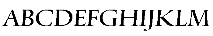 OculiDisplay MediumItalic Font UPPERCASE