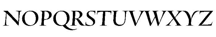 OculiDisplay MediumItalic Font UPPERCASE