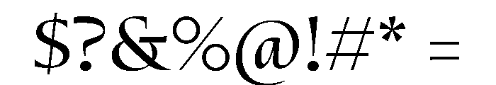 OculiDisplay Regular 35f3e527 Font OTHER CHARS