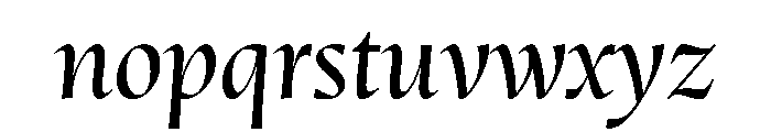 OculiDisplay RegularItalic 60bbf489 Font LOWERCASE