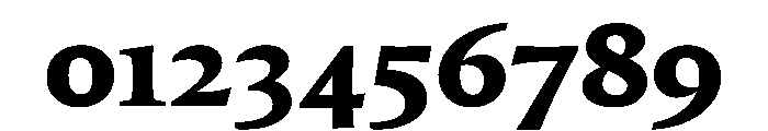 OculiText Black 4be02592 Font OTHER CHARS