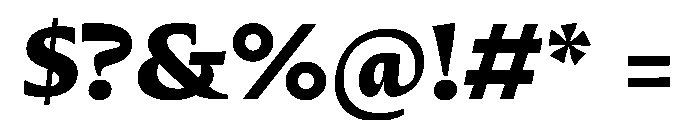 OculiText Black 4be02592 Font OTHER CHARS