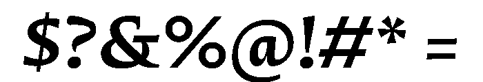 OculiText BoldItalic 6b9f1772 Font OTHER CHARS