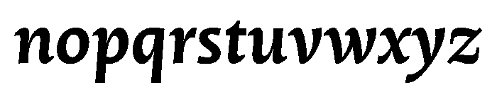 OculiText BoldItalic 6b9f1772 Font LOWERCASE