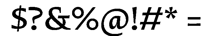 OculiText Medium 62beeafe Font OTHER CHARS