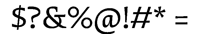 OculiText Regular B971cbfa Font OTHER CHARS